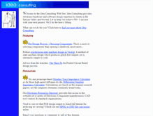 Tablet Screenshot of ideaconsulting.com
